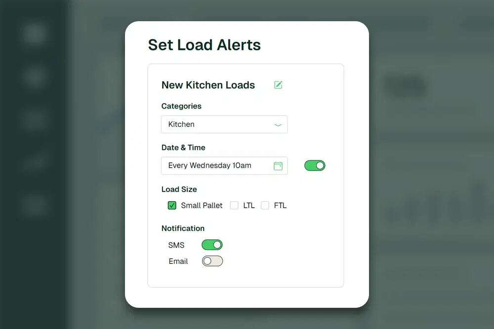 Notifications and alert settings panel