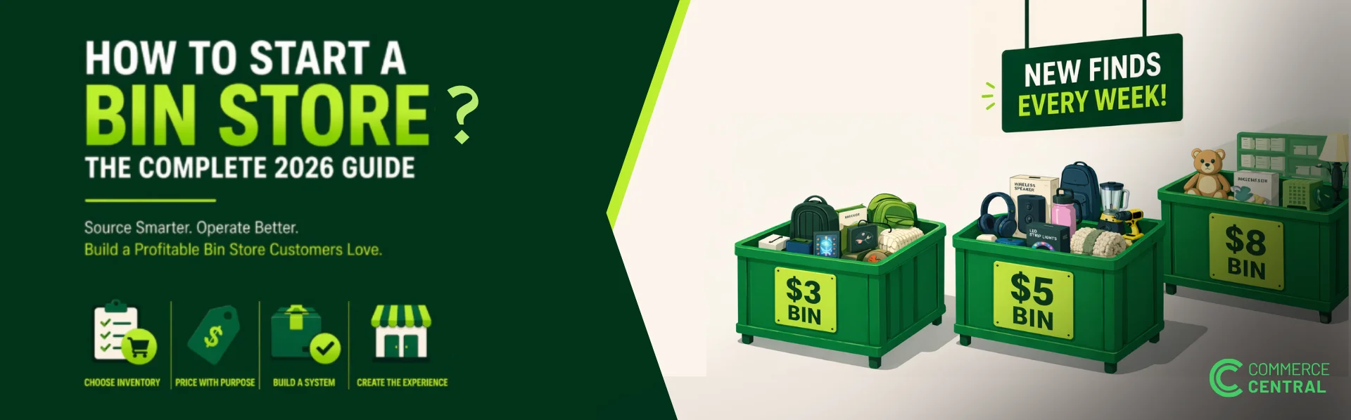 How To Start A Bin Store: The Complete 2026 Guide