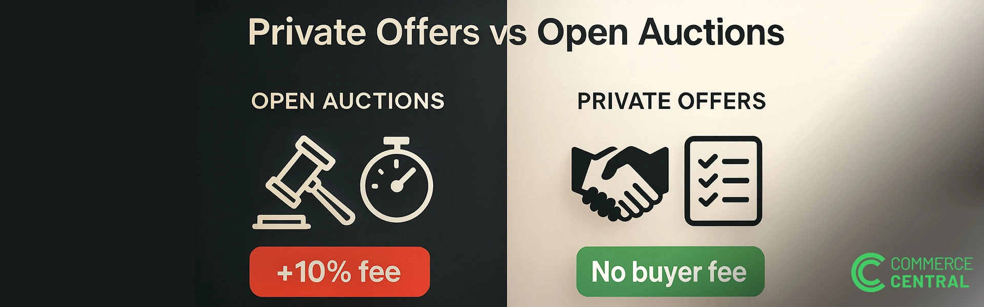 Offers Vs Open Auctions: When Invite-Only Beats Public Bidding