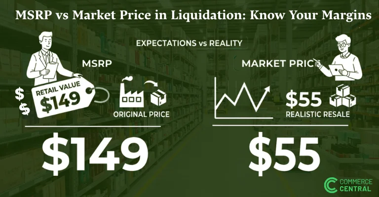 What is MSRP vs Market Price in Liquidation? (And Why it matters for your margin)